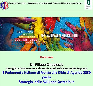 Perugia Unipg Il Parlamento Italiano Di Fronte Alle Sfide Di Agenda 30 Per La Strategia Dello Sviluppo Sostenibile Appuntamento Con Il Dr Filippo Cinoglossi Mep Radio Organizzazione